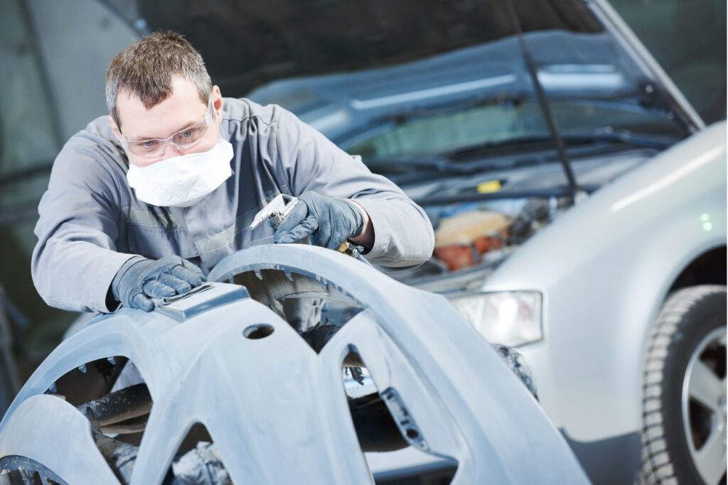 processo de pintura automotiva