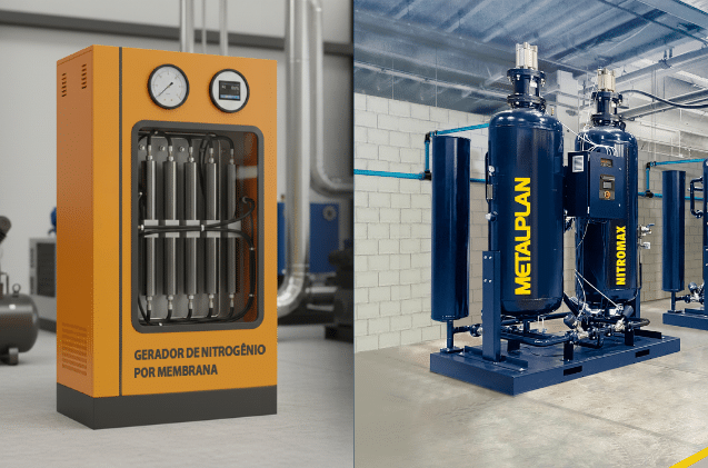Gerador de Nitrogênio PSA vs Membrana: qual a melhor escolha industrial? 1 CAPA BLOG 1 3