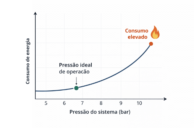 Pressão ideal do ar comprimido: encontre o equilíbrio e reduza o consumo 2 Pressão ar comprimido