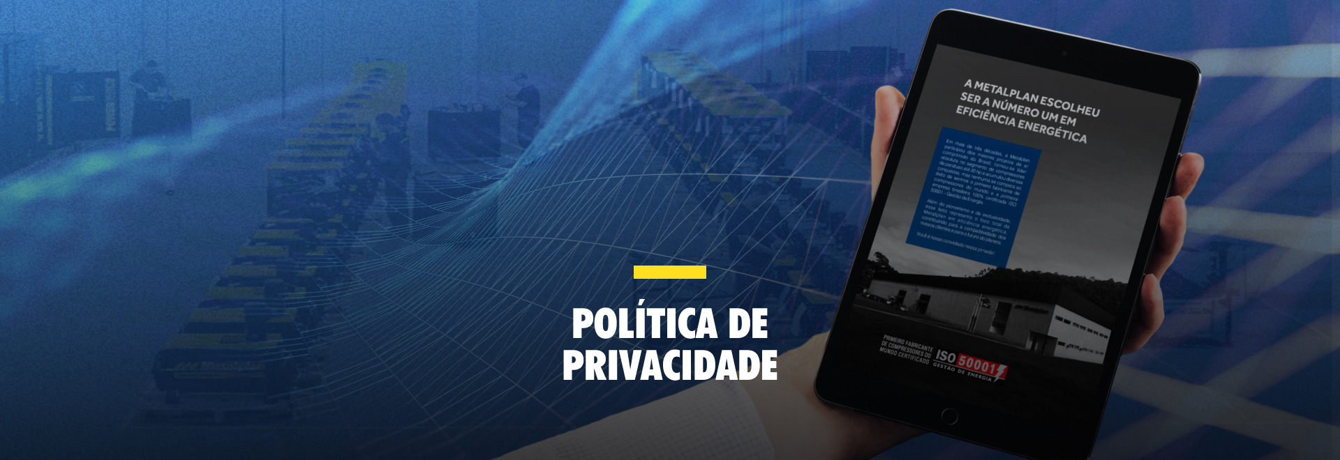 banner politica privacidade