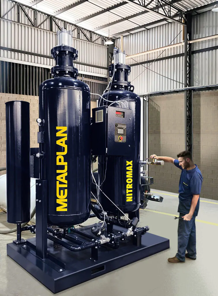 GERADOR DE NITROGÊNIO GASOSO ON SITE (INDUSTRIAL) | NITROMAX 8 Nitromaxsem a mesa