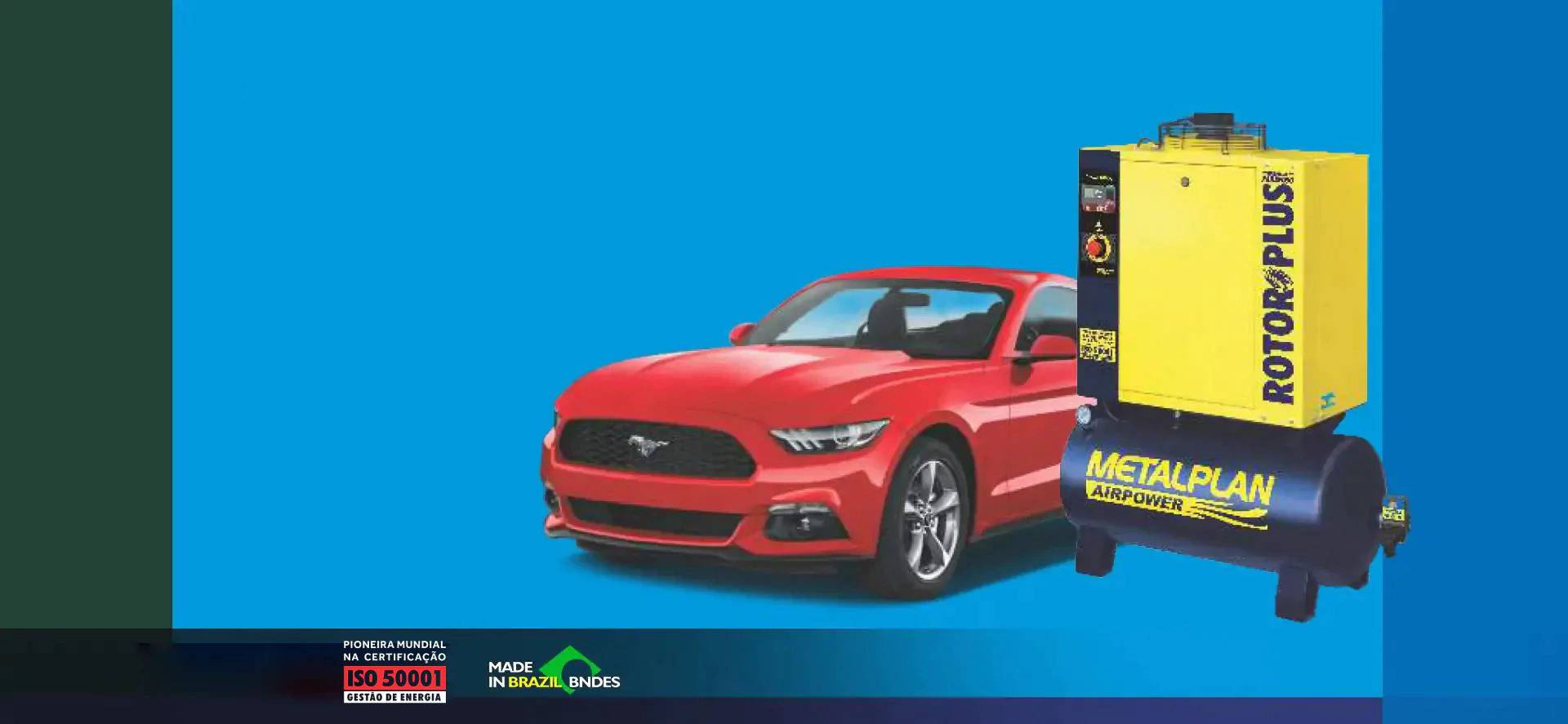 Compressor de Ar de Parafuso | Rotor Plus (4 a 25 Hp) 6 mustang